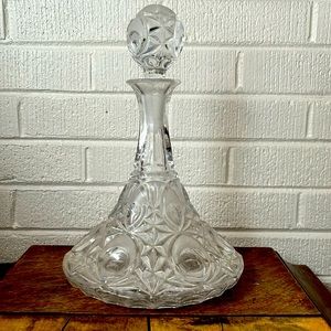 Vintage Lead Crystal Decanter